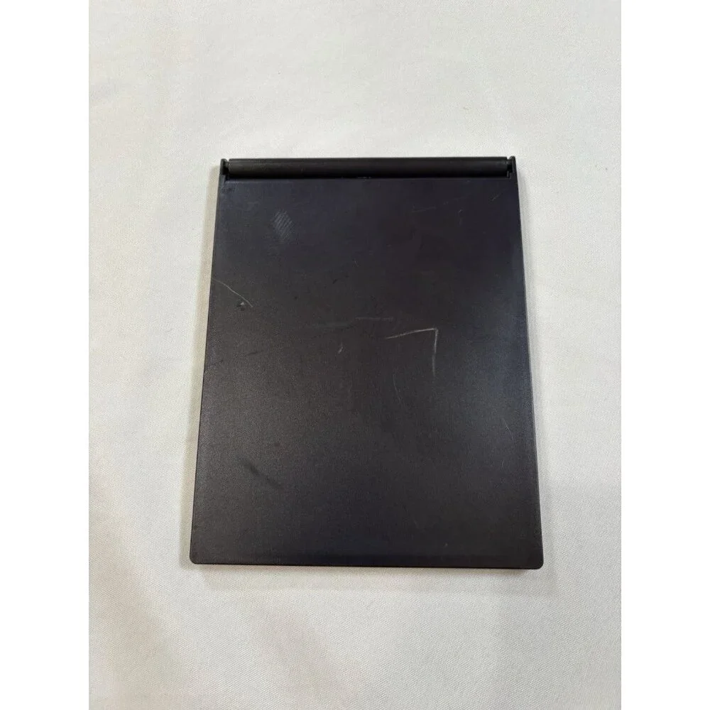 ESTEE LAUDER TRAVEL COSMETIC STAND UP FOLDING MIRROR NAVY BLUE 6”x 4”